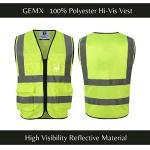 Hi-Vis Safety Vest with Pockets - Yellow