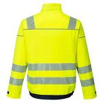 Men's Hi-Vis Waterproof Anti-Theft Jacket, Yellow/Navy
