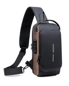 Anti-Theft Sling Bag with USB Charging Port