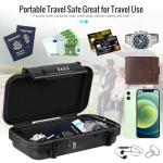 WACCET Waterproof Portable Anti-Theft Safe Box