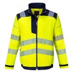 Men's Hi-Vis Waterproof Anti-Theft Jacket, Yellow/Navy