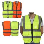 Hi-Vis Safety Vest with Pockets - Yellow