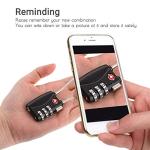CFMOUR TSA Cable Locks - 3-Dial Combo Set