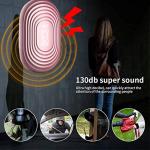Personal Alarm for Women with LED Flashlight. Rose Gold, Small & Stylish Police Approved Loud (130db) Panic & Rape Alarm with Keychain for Girls, Kids, Students and the Elderly.