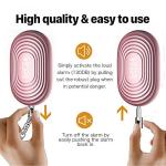 Personal Alarm for Women with LED Flashlight. Rose Gold, Small & Stylish Police Approved Loud (130db) Panic & Rape Alarm with Keychain for Girls, Kids, Students and the Elderly.