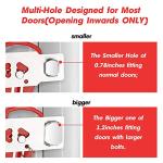 Portable Door Lock for Hotel Travel Safety, Safe Lock for Travelling, Home Security Locks for Additional Safety and Privacy, Perfect for Hotel Home Apartment College