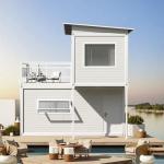 Modern Two-Story Tiny House with Restroom