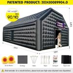 WARSUN Inflatable Nightclub Party Tent and Gazebo