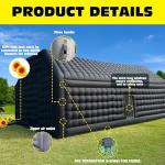 WARSUN Inflatable Nightclub Party Tent and Gazebo