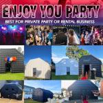 WARSUN Inflatable Nightclub Party Tent and Gazebo