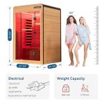 Woodbridge 2-Person Infrared Hemlock Indoor Sauna