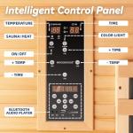 Woodbridge 2-Person Infrared Hemlock Indoor Sauna