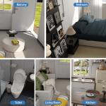 Modern Two-Story Tiny House with Restroom