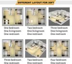 2-Story Portable Tiny House with Kitchen and Bathroom