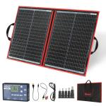 DOKIO 100W Foldable Solar Panel Kit with USB