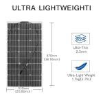 100W Flexible Solar Panel for Outdoor Adventures