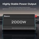 Renogy 2000W Pure Sine Wave Inverter with Controller