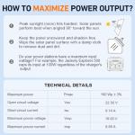 DOKIO 160W Solar Panel Kit for Camping