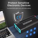 Renogy 2000W Pure Sine Wave Inverter with Controller