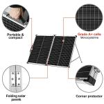 DOKIO 100W Foldable Solar Panel with Waterproof Controller
