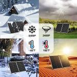 DOKIO 100W Foldable Solar Panel with Waterproof Controller