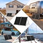 DOKIO 100W Foldable Solar Panel with Waterproof Controller