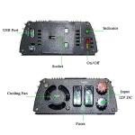 600W Pure Sine Wave Inverter with USB Output
