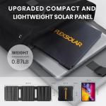 FlexSolar 20W Portable Solar Charger for Outdoors