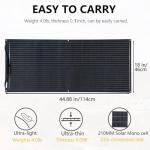 100W Flexible Solar Panel Kit for Off Grid Use