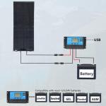 100W Flexible Solar Panel Kit for Off Grid Use