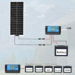 XINPUGUANG 100W Flexible Solar Panel Kit