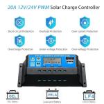 200W Solar Panel Kit with Charge Controller