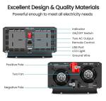 NOVOPAL 1500W Pure Sine Wave Power Inverter