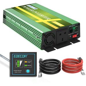 EDECOA 1500W DC to AC Power Inverter
