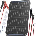 30W Waterproof Solar Battery Charger for Vehicles