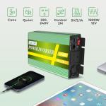 EDECOA 1500W DC to AC Power Inverter