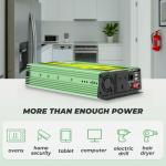 EDECOA 1500W DC to AC Power Inverter
