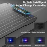 30W Waterproof Solar Battery Charger for Vehicles