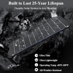 30W Waterproof Solar Battery Charger for Vehicles