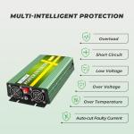 EDECOA 1500W DC to AC Power Inverter