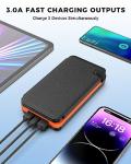 ADDTOP 25000mAh Solar Charger Power Bank