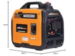 maXpeedingrods 2300W Silent Portable Inverter Generator