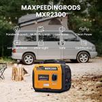 maXpeedingrods 2300W Silent Portable Inverter Generator