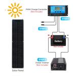 50W Flexible Monocrystalline Solar Panel Kit