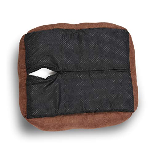 Long Rich Fur Pet Beds for Medium Dogs, Pet Sofa Bed, Soft Calming Cat Beds, Comfty Durable Pet Puppies Beds with Reversible&Washable Cushion,Dog Beds