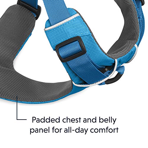 RUFFWEAR - Front Range, Everyday No Pull Dog Harness with Front Clip, Trail Running, Walking, Hiking, All-Day Wear, Blue Dusk (2017), Small