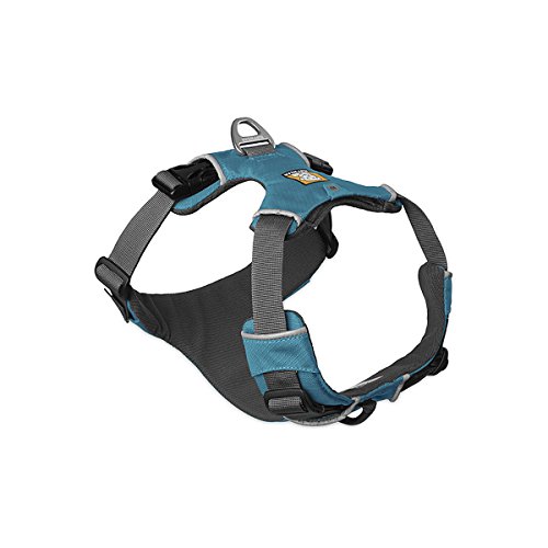 RUFFWEAR - Front Range, Everyday No Pull Dog Harness with Front Clip, Trail Running, Walking, Hiking, All-Day Wear, Pacific Blue (2016), XX-Small