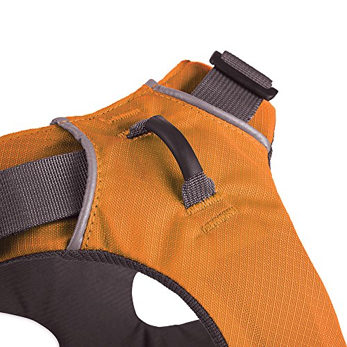 RUFFWEAR 3050-815S Front Range, Everyday No Pull Dog Harness with Front Clip, Trail Running, Walking, Hiking, All-Day Wear, Campfire Orange, Small