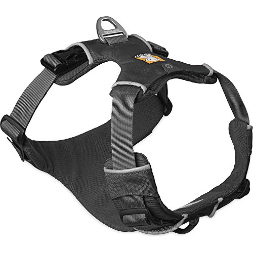 RUFFWEAR, Front Range, Everyday No Pull Dog Harness with Front Clip, Trail Running, Walking, Hiking, All-Day Wear, Twilight Gray, X-Small