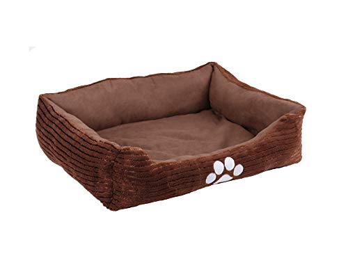 long rich Rectangle Bolster Pet Bed, Dog Bed Medium Size